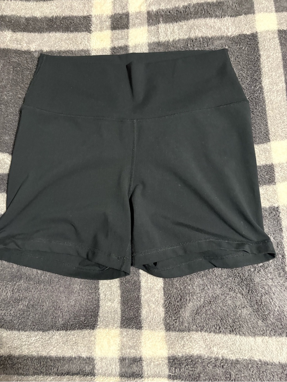 90 Degree By Reflex Black High-Rise Bike Shorts